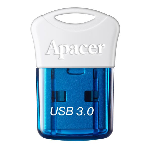 Apacer USB flash disk, USB 3.0 (3.2 Gen 1), 16GB, AH157, modrý, AP16GAH157U-1, USB A, s krytkou