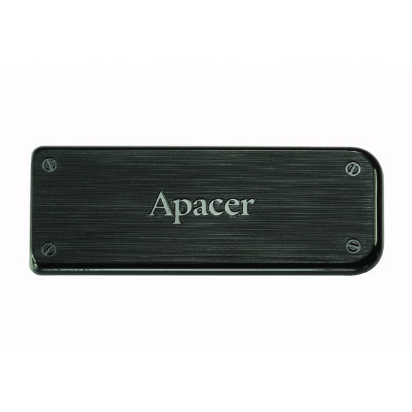 Apacer USB flash disk, 2.0, 32GB, AH325, černý, AP32GAH325B-1, s výsuvným konektorem