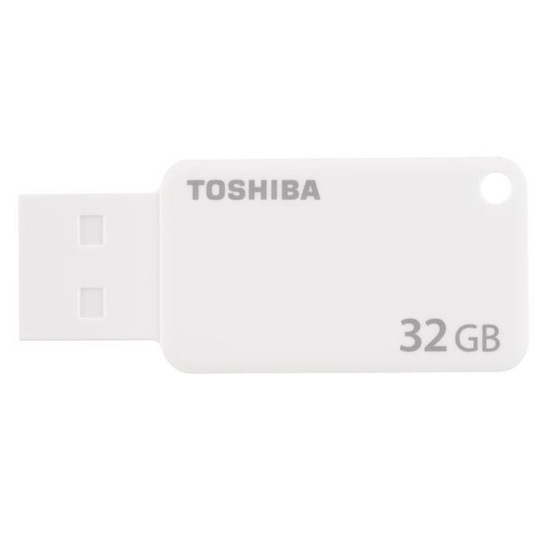 Toshiba USB flash disk, USB 3.0 (3.2 Gen 1), 32GB, U303, bílý, THN-U303W0320E4, USB A