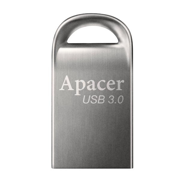 Apacer USB flash disk, USB 3.0 (3.2 Gen 1), 64GB, AH156, stříbrný, AP64GAH156A-1, USB A, s poutk