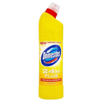 WC čistič 750ml Domestos citrus fresh čistí a dezinfikuje