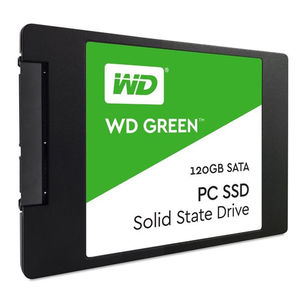 Interní disk SSD Western Digital 2.5, SATA III, 120GB, WD Green, WDS120G2G0A černý, 430 MB/s,545