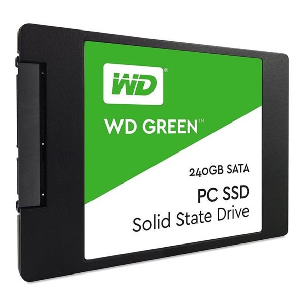 Interní disk SSD Western Digital 2.5, SATA III, 240GB, WD Green, WDS240G2G0A černý, 430 MB/s,545
