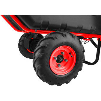 dvoukolák nákladní s převodovkou aku, 300kg, 300l, 40V Li-ion, 6Ah