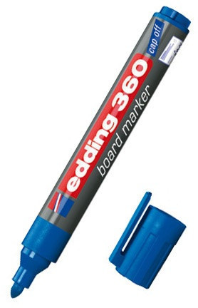 Marker Edding 360 niebieski ślad szerokość 1,5 - 3mm