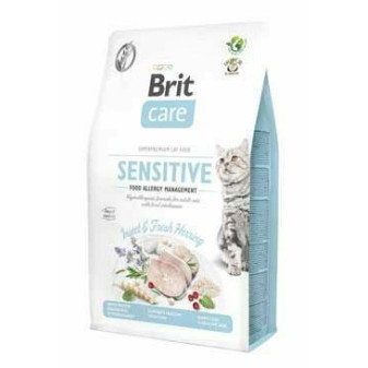 Brit Care Cat bezzbożowa karma dla owadów. Leczenie alergii pokarmowej, 0,4 kg