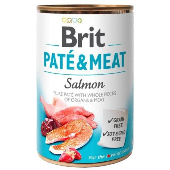 Konzerva Brit Pate & Meat Salmon 400g