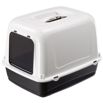 FER WC TOILET CLEAR CAT 10 BLACK PLT