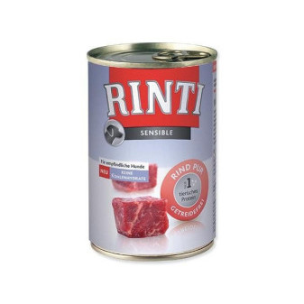 Finnern Rinti Sensible konzerva pre psov hovädzie 400g