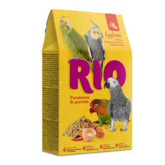 Mieszanka jajeczna RIO dla średnich i dużych papug 250g