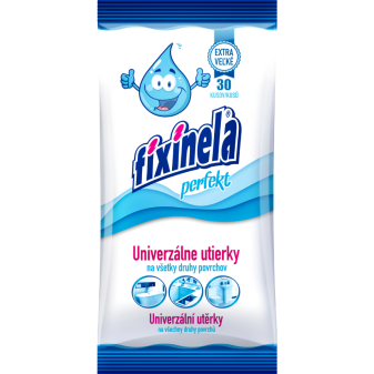 Ubrousky vlhčené Fixinela univerzální 30ks