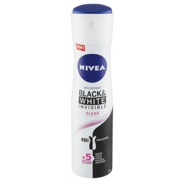 Nivea Deo Invisible Clear, 150 ml