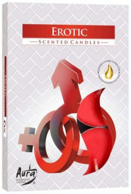 Vonná čajová svíčka Erotic 6 ks v krabičce P15-39