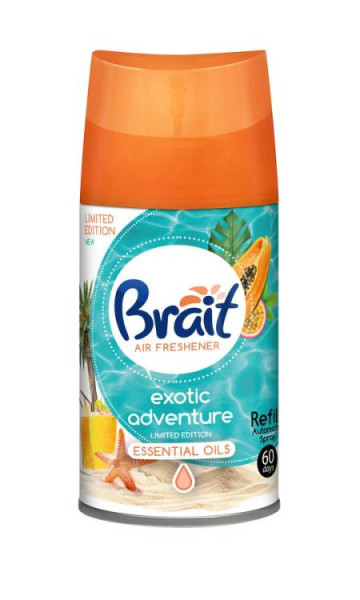 Odświeżacz powietrza BRAIT 250ml AUTOMATIC EXOTIC ADVENTURE (zamiennik)