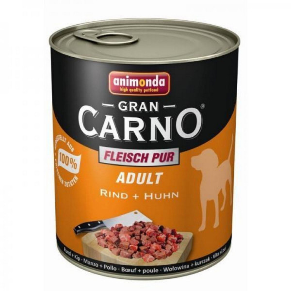 Animonda GranCarno Adult konzerva pro psy hovězí+kuře 400g