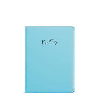 Notes linkovaný - A6 - Lamino Pastel - modrá