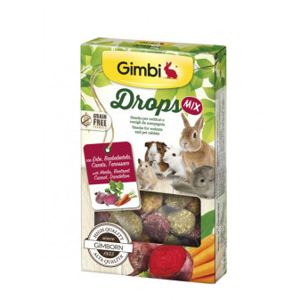 Gimborn I KROPLE GRAIN FREE dla gryzoni mix 50g