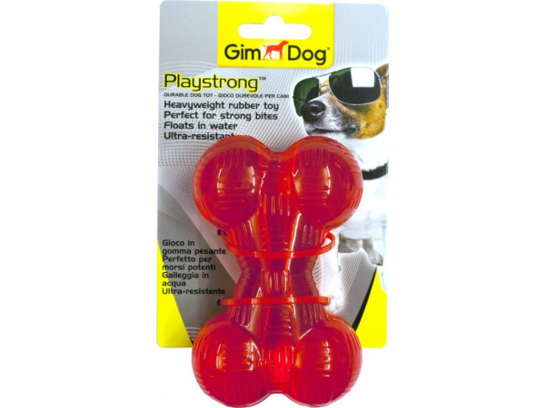 Zabawka Gimborn Playstrong wykonana z utwardzanej gumy 12 cm