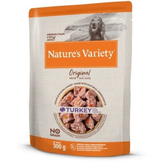 Kapsička Nature´s variety original pro střední psy s krůtou 300g