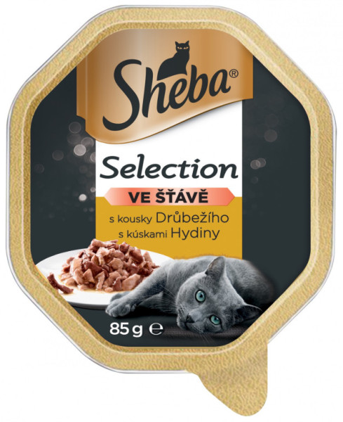 Van.SHEBA Selection drubezi kousky. 85g