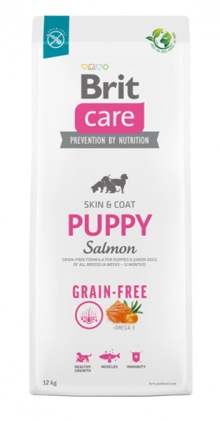 Brit Care Dog Grain-free Puppy - salmon and potato, 12kg