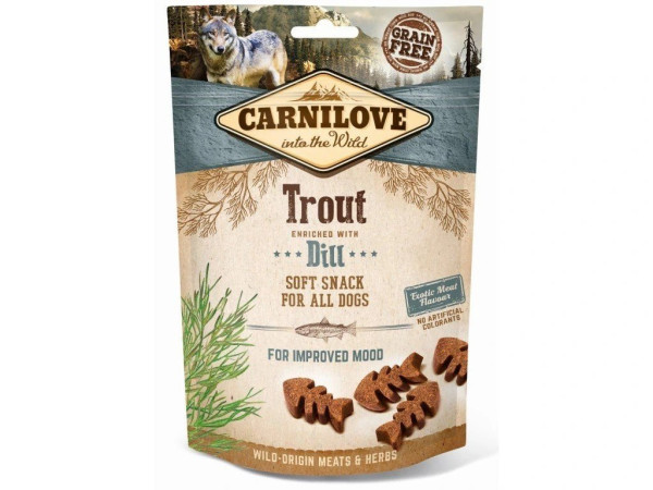 Carnilove Dog Semi Moist Snack Trout with Dill 200g
