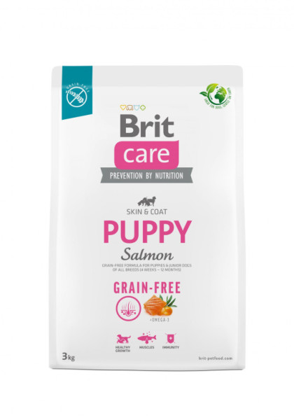 Brit Care Dog Grain-free Puppy - salmon and potato, 3kg