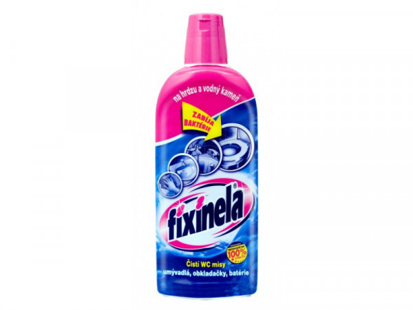 Fixinela 500 ml środek do czyszczenia muszli klozetowych, zlewozmywaków, płytek