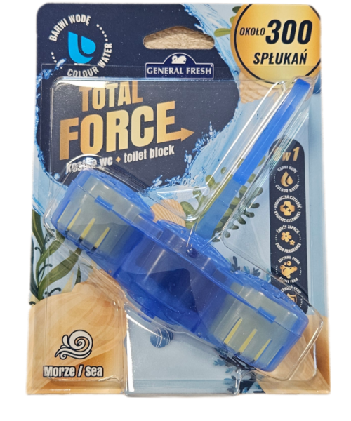 Zasłona do WC Force Total Dynamic - Ocean, barwiona, 45g