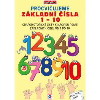 Pracovní listy - A4 - Procvičujeme základní čísla 1-10