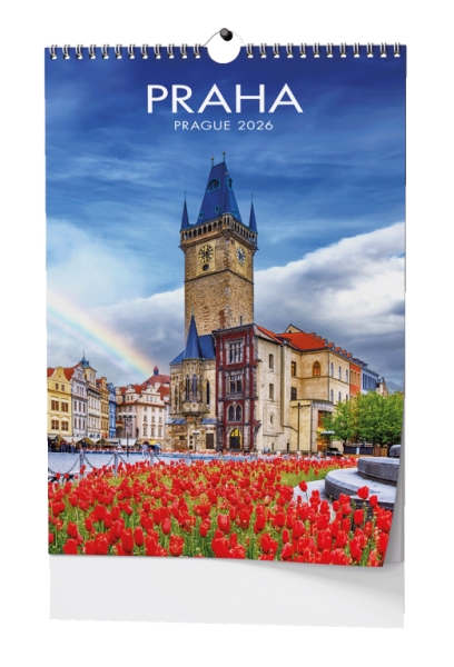 Nástěnný kalendář - Praha - A3