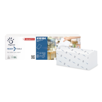 Papernet gastro ubrousky 1/2 sklad, 2vr. celulóza, 8000ks