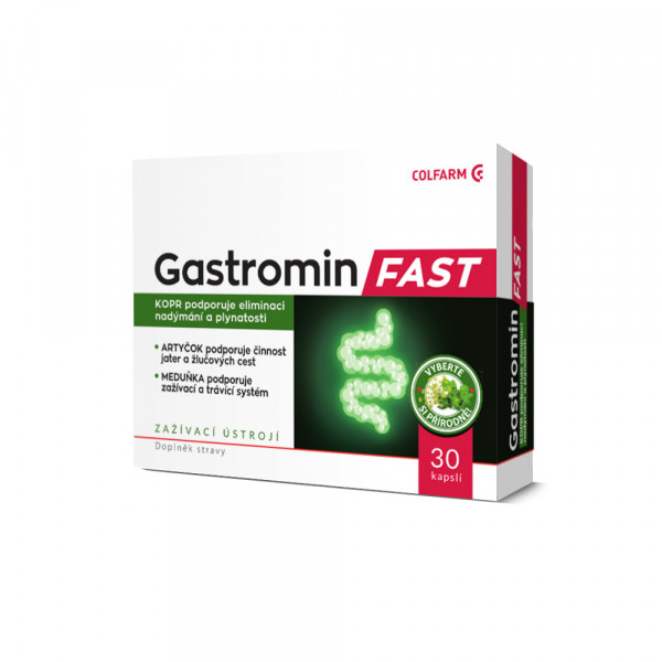 Gastromin Fast, 30 kapsułek.