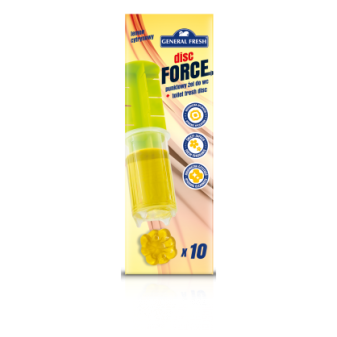 GENERAL FRESH disc force Bodový WC blok Citrón, 60 ml