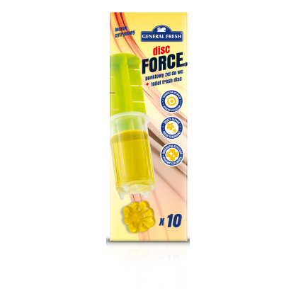 GENERAL FRESH disc force Bodový WC blok Citron, 60 ml