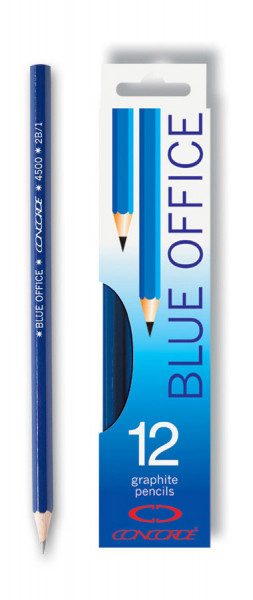 Concorde Grafitová tužka Blue office 4500 č. 1 (2B) A1034