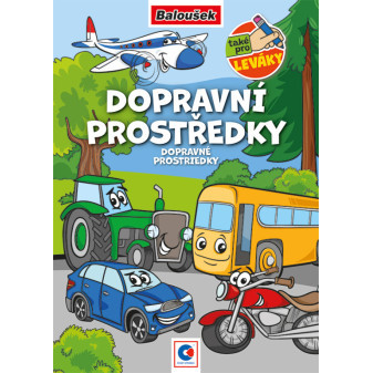 Omaľovánka - A5 - Dopravné prostriedky