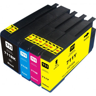 Alternativa Color X CZ132A (č. 711 Y) - inkoust yellow pro HP Designjet T120/520, 30ml