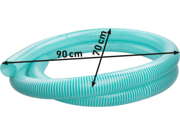 wąż ssący z plastikiem. spirala, 3', 5m