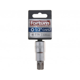 hlavice zástrčná 1/2' hrot TORX, T70, L 55mm