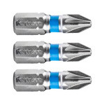 hrot křížový pozidriv, sada 3ks, PZ 2x25mm, S2