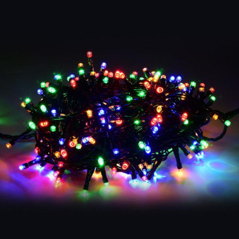 LED osvětlení řetěz multicolor 10m, 100xLED