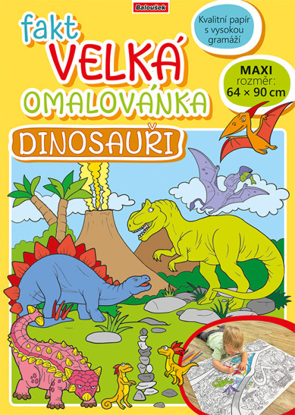 Fakt velká omalovánka - Dinosauři