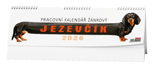 Stolní kalendář - Pracovní kalendář žánrový - Jezevčík
