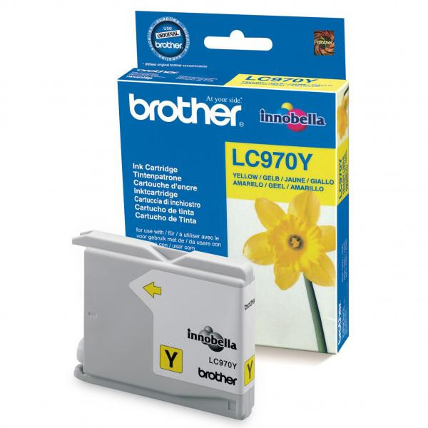 Brother originální ink LC-970Y, yellow, 300str., Brother DCP-135C, 150C, MFC-235C, 260C