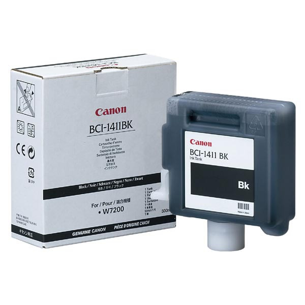 Canon originální ink BCI1411B, black, 330ml, 7574A001, Canon W7200, 8400D, 8200D