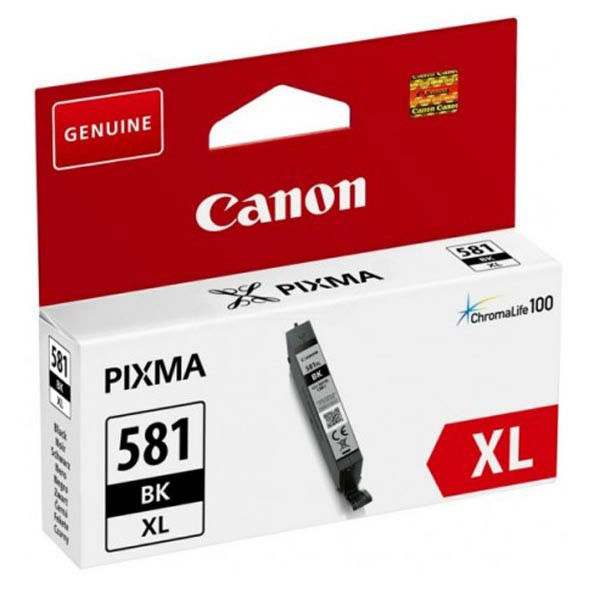 Canon originální ink CLI-581BK XL, black, 8,3ml, 2052C001, Canon PIXMA TR7550,TR8550,TS6150,TS61