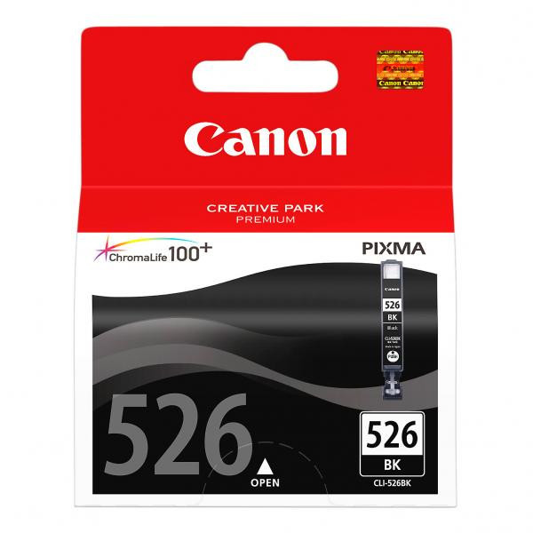 Canon originální ink CLI526BK, black, blistr s ochranou, 9ml, 4540B006, Canon Pixma  MG5150, MG5
