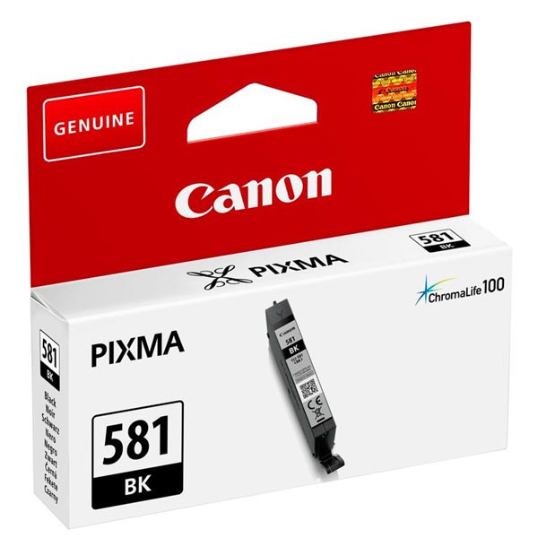 Canon originální ink CLI581 BK, black, 5,6ml, 2106C001, Canon PIXMA TR7550, TR8550, TS6150, TS61