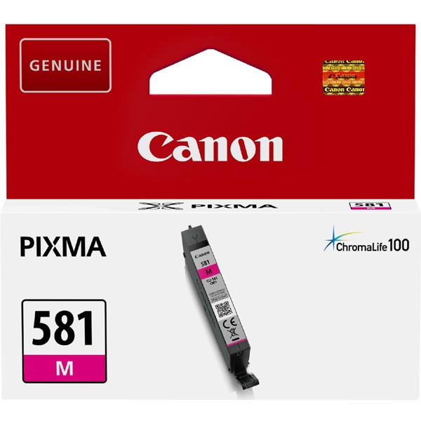 Canon originální ink CLI581 M, magenta, 5,6ml, 2104C001, Canon PIXMA TR7550, TR8550, TS6150, TS6